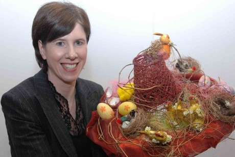 Marian Connolly, one of the organisers  of St Fachea's College's Easter bonnet celebrations