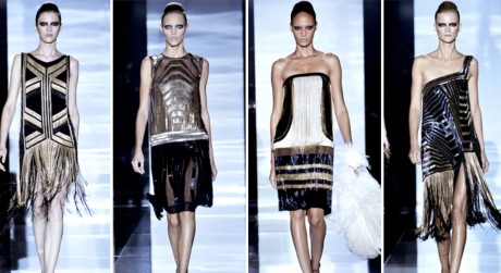 Gucci SS12 took inspiration from 1920's flapper styles.