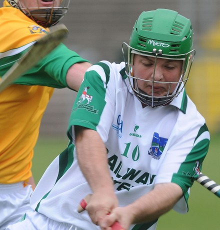 Lisbellaw and Fermanagh's John Duffy was on the losing side