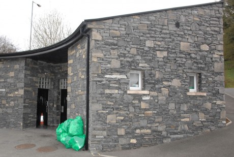 The Lisnaskea toilet block where the disability toilets were damaged