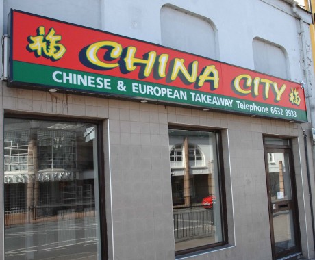 The China City Chinese take-away where Chinese immigrants had been working illegally