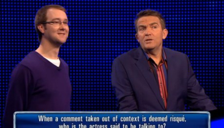 THE CHASE...Gary Donaldson as he appeared on ITV show. The cHASE