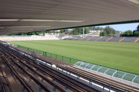 Brewster park and Stand ready for the Championship game on Sunday
