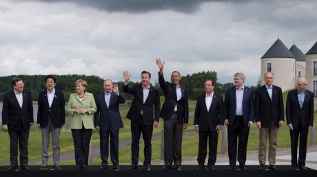 The G8 'family photo' staged today (Tuesday) at the Lough Erne Resort
