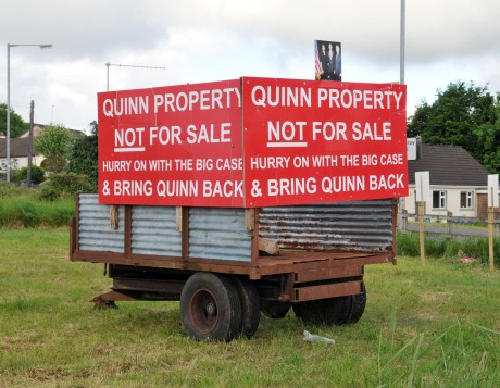 Quinn's signs of support 