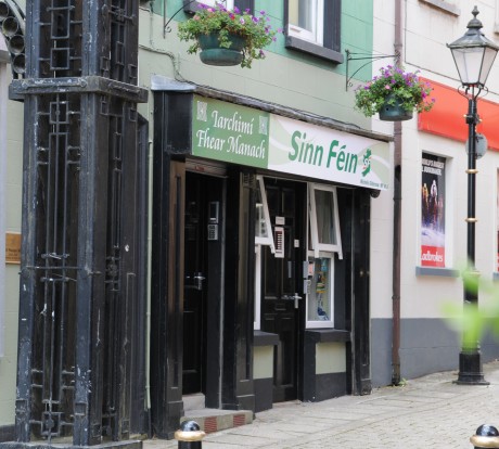 The Sinn Fein offices in Enniskillen