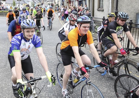 Irvinestown streets full of cyclists at the weekend