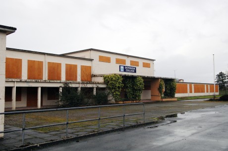 The former Kesh High School site which has been vacant for a number of years.