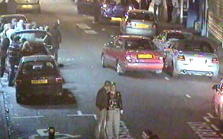 CCTV footage from Enniskillen town cenre