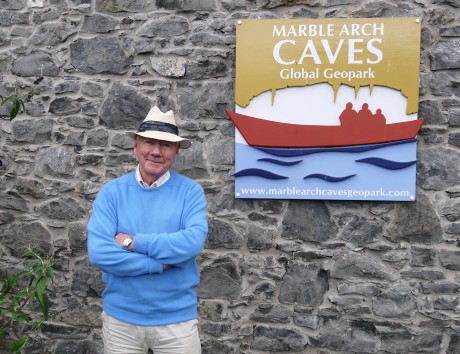 Gay Byrne at Marble Arch caves