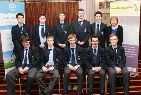 St Michael’s College students who took part in Friday’s Let’s Talk Politics event held in the Westville Hotel.
