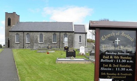 The Church of Ireland in Belleek which was vandalised recently