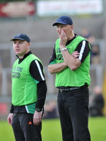 Roslea manager Peter McGinnity