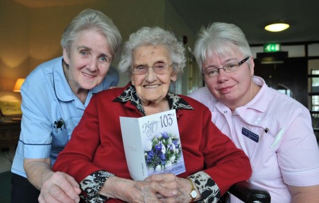Jayne Cathcart celebrating her 103th birthday to-morrow Thursday