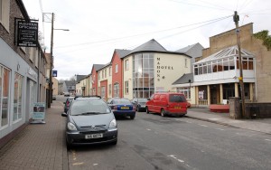 The Mill Street area of Irvinestown, the scene of a road traffic