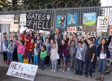 Fracking Protest Kids 02