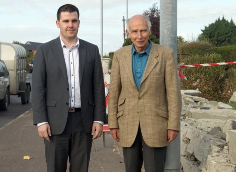 Phil Flanagan and Paddy Gilgunn on the Sligo Road, Enniskillen.