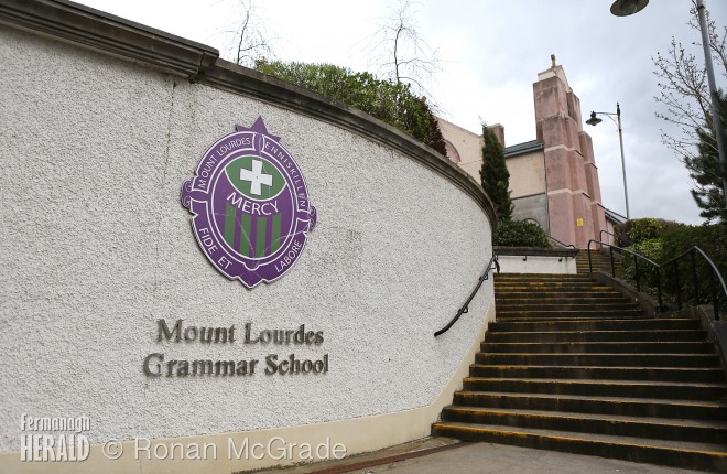 Mount Lourdes Grammar School, Enniskillen is one of the schools affected by the strike