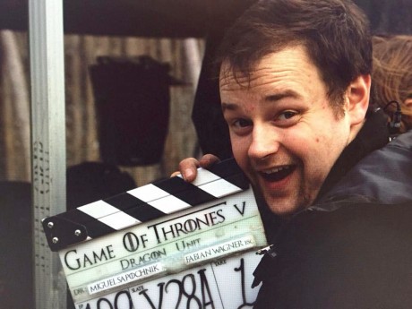 Enniskillen man, Anthony Breen, on the set of the new series of Game Of Thrones
