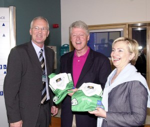 Fermanagh Shirts to the Clintons