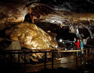 FAMILY DAY OUT... Marble Arch caves offer a unique experience