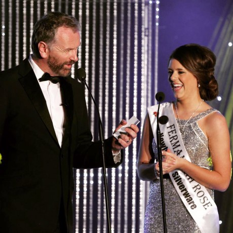 Fermanagh Rose Aoife McCann is interviewed by host Daithi O Se