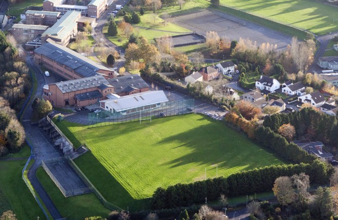 Part of the St Michael's College sports complex as seen from the air    Picture: Bill McBurnie