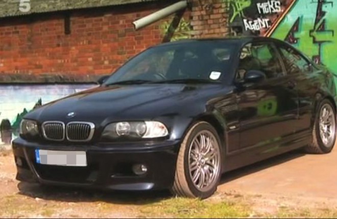A black 2002 BMW M3 similar to the one stolen along the Sligo Road, Enniskillen recently