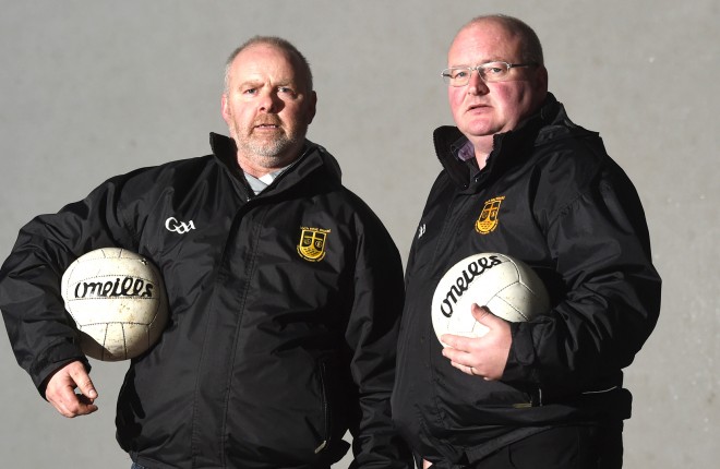 New Fermanagh Ladies managers Paddy Fox and Malachy Coyle.
