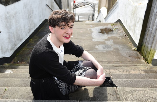 Aidan Jones who recently came out as non binary    RMG14