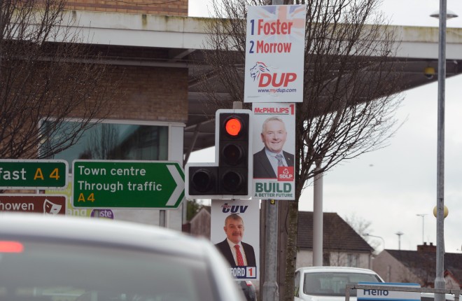 It's evdently election time again as posters go up throughout the county    RMG53
