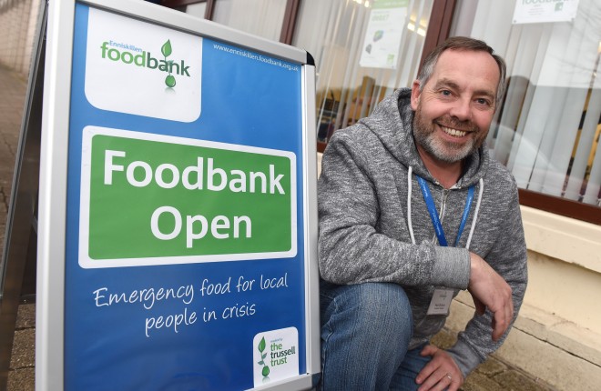 Paul Dickson of Enniskillen Foodbank    RMG74