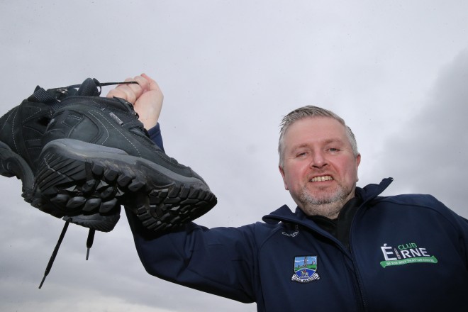 Fr Gary Donegan pictured at the launch of the walk Silver Jubilee Climb of the Reek recently    Picture: Hugh Russell
