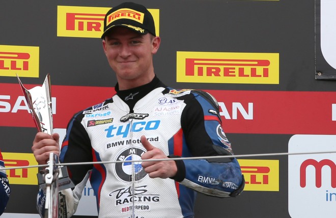 Josh Elliott came home second at Silverstone in the first round of the Superstock 1000 championship.