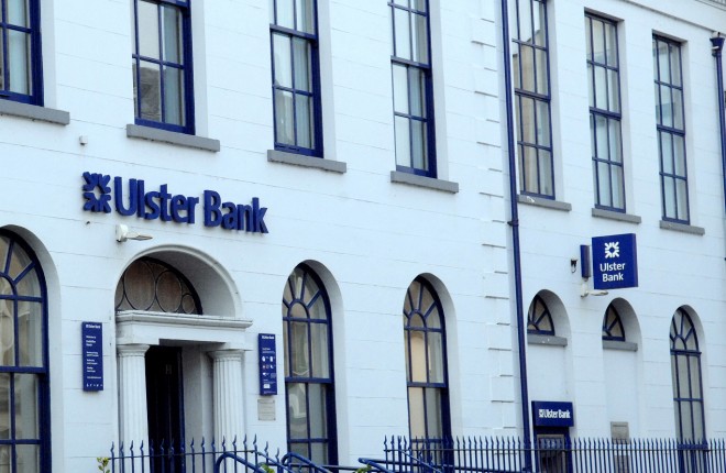 The Enniskillen branch of the Ulster Bank at Darling Street