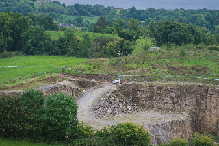 The quarry site where fracking was due to take place  RMG03