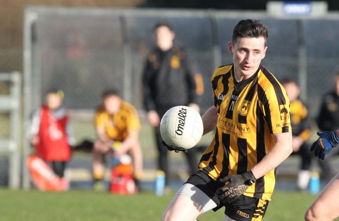 Conor Gibbons got one of only two points St Eunan's managed in their 0-3 to 0-2 loss to Glenswilly at the weekend..