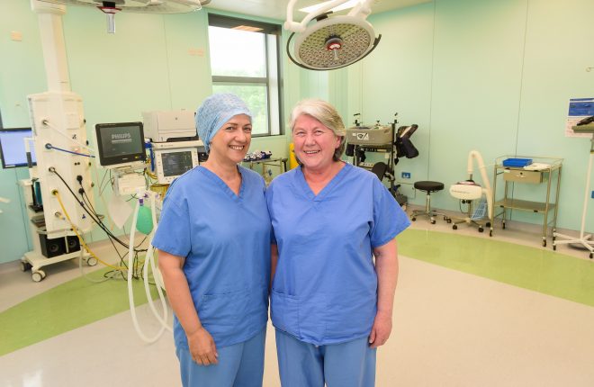 Hazel Dineen and Anne McBrien, Day Procedure Unit    Picture: Ronan McGrade
