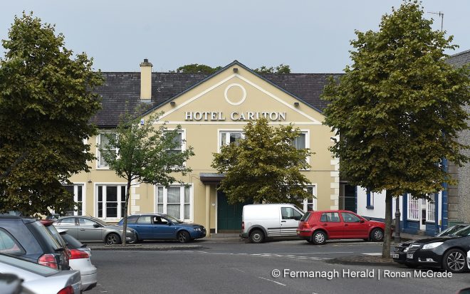 It has been reported that shots were fired at a van near Hotel Carlton, Belleek, on Tuesday morning    RMG02