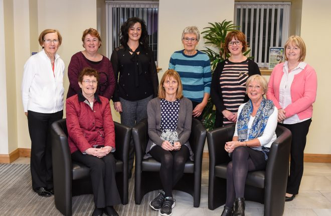 The 2017 Fermanagh Feis Committe. Back from left, Kathleen Lavin, Monica Lunny, Ciara O'Flanagan, Barbara Johnston, Helen Cleary and Maureen McGovern.  Front, Noreen McCluskey, Catherine Murphy and Ann Allen    RMG03