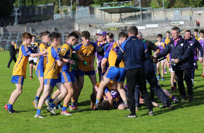 The scene at the Brewster Park final on Sunday 