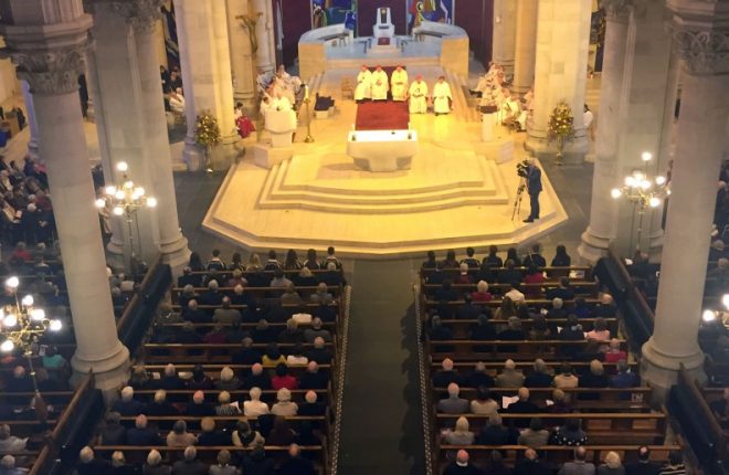 St Macartan’s Church in Monaghan was packed to overflowing for the Mass of Thanksgiving for the former Bishop.