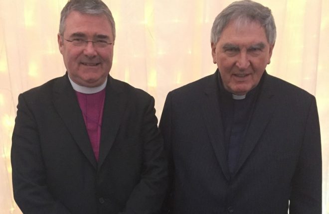 Bishop John McDowell and Bishop Liam MacDaid