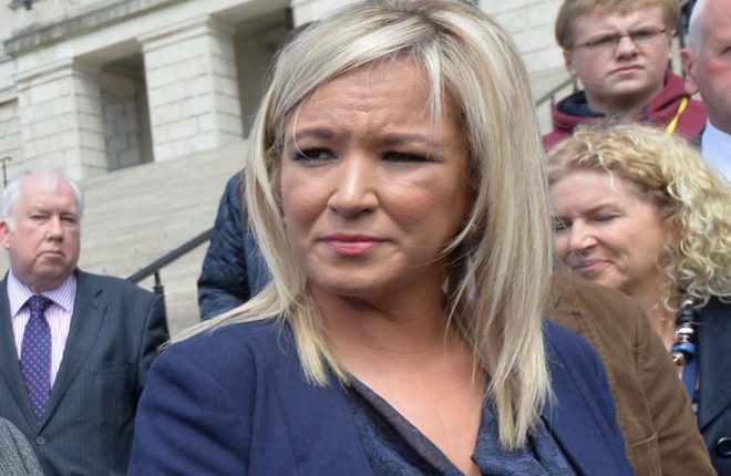 The Health Minister Michelle O'Neill