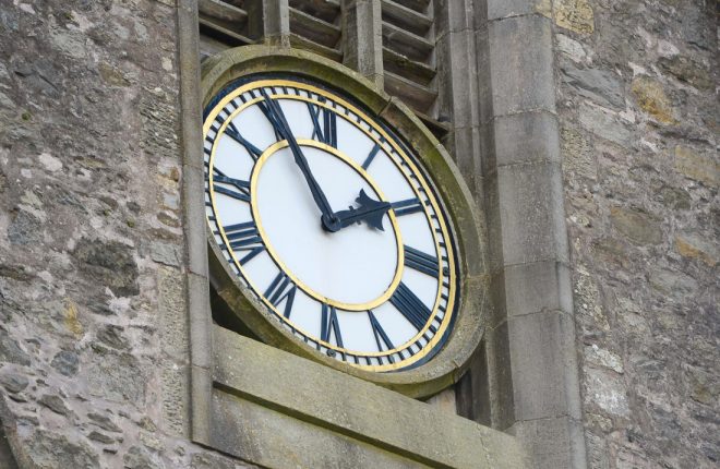 The tower clock of St Macartin's Cathedral is once again keeping time and chiming every quarter of an hour