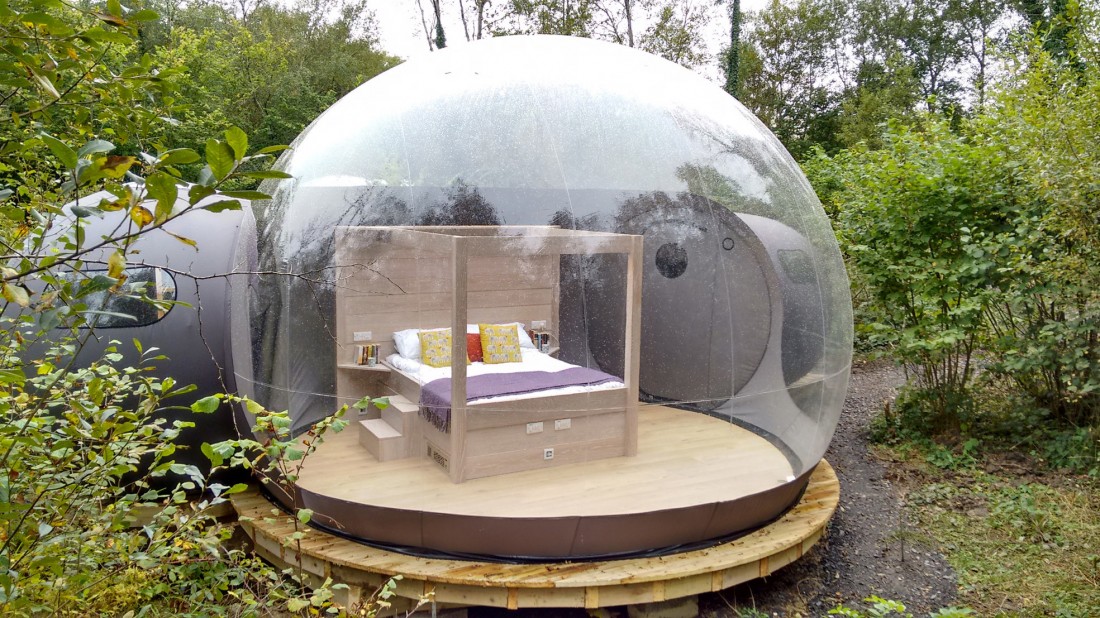 Boa Island bubble domes going global! - The Fermanagh Herald