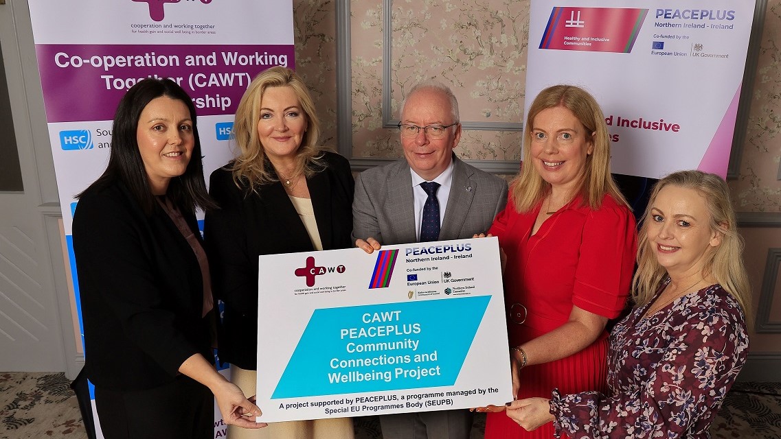 The Community Connections and Well-being Project (CCWP), a €9.6 million cross-border initiative designed to enable people with mild and/or emerging mental health difficulties, to access early intervention programmes and support, has been officially launched in Monaghan.