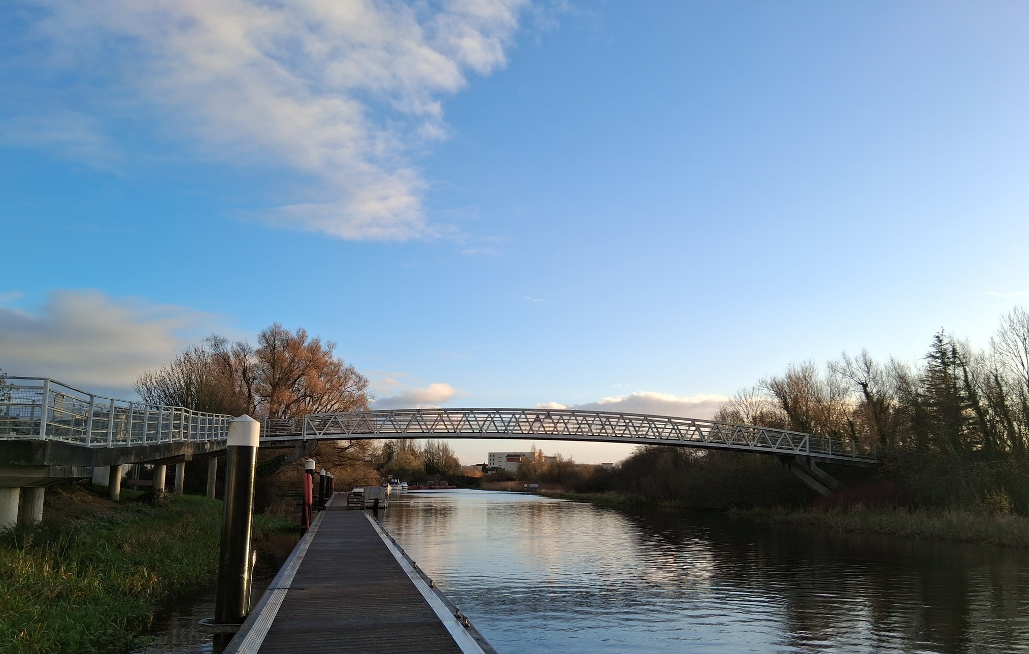 The footbridge will be closed from 8am-5pm on Wednesday, December 3 and Thursday, December 4