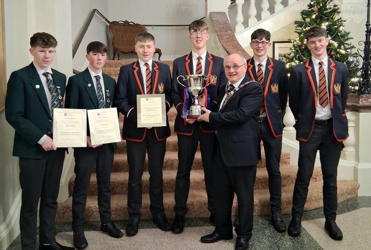 Enniskillen students honoured with council reception - The Fermanagh Herald