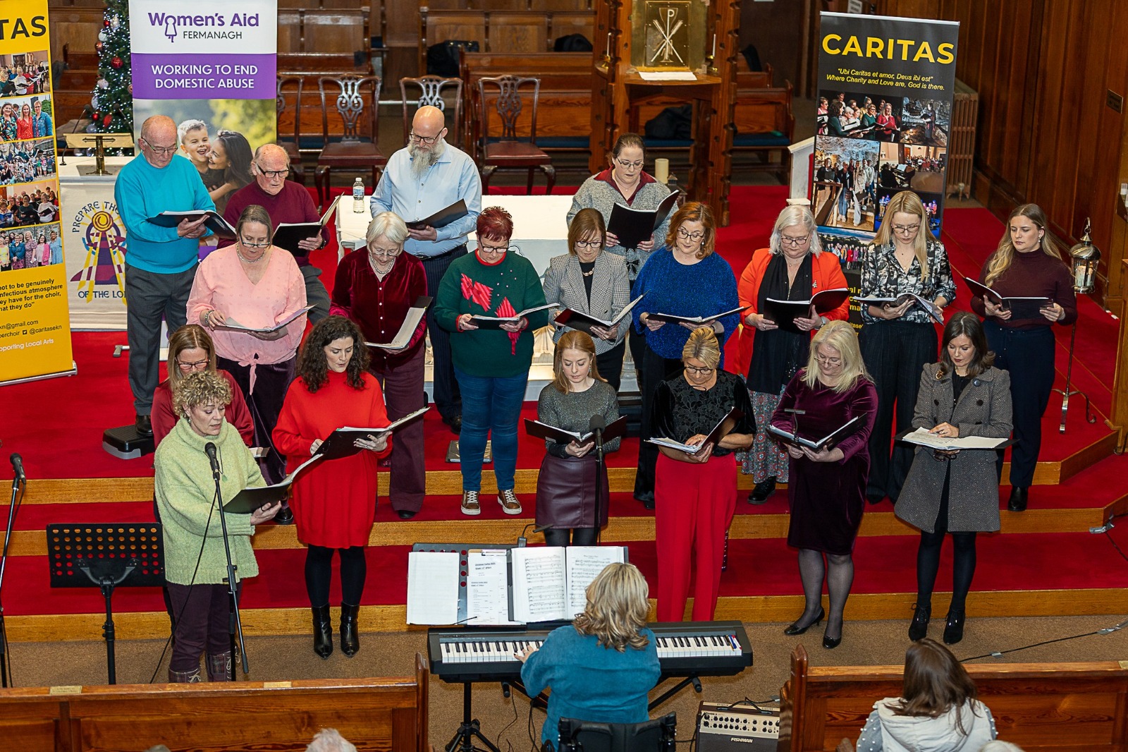 Caritas, the small but dedicated local choir, has once again made a big impact in the community through its fundraising efforts. 